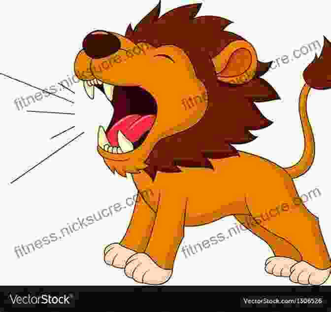 A Cartoon Of A Lion Roaring. The Caption Reads: Vocabulary Cartoons Vol 3 (601 Non Fiction 22)