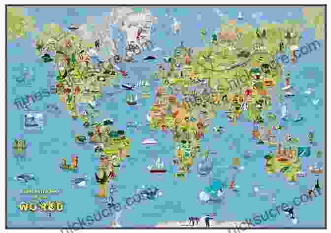 A Cartoon Of A Map Of The World. The Caption Reads: Vocabulary Cartoons Vol 3 (601 Non Fiction 22)