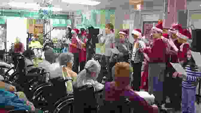 A Group Of Children Singing Carols At A Nursing Home My Spring Day Sesons For Kids With Good Values: Children S For Ages 6 8 Reading Level 2 (The Most Wonderful Time Of The Year 3)