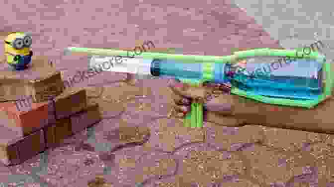 A Water Gun Blaster Made From A Water Gun, A Straw, And A Piece Of Tape Launchers Lobbers And Rockets Engineer: Make 20 Awesome Ballistic Blasters With Ordinary Stuff