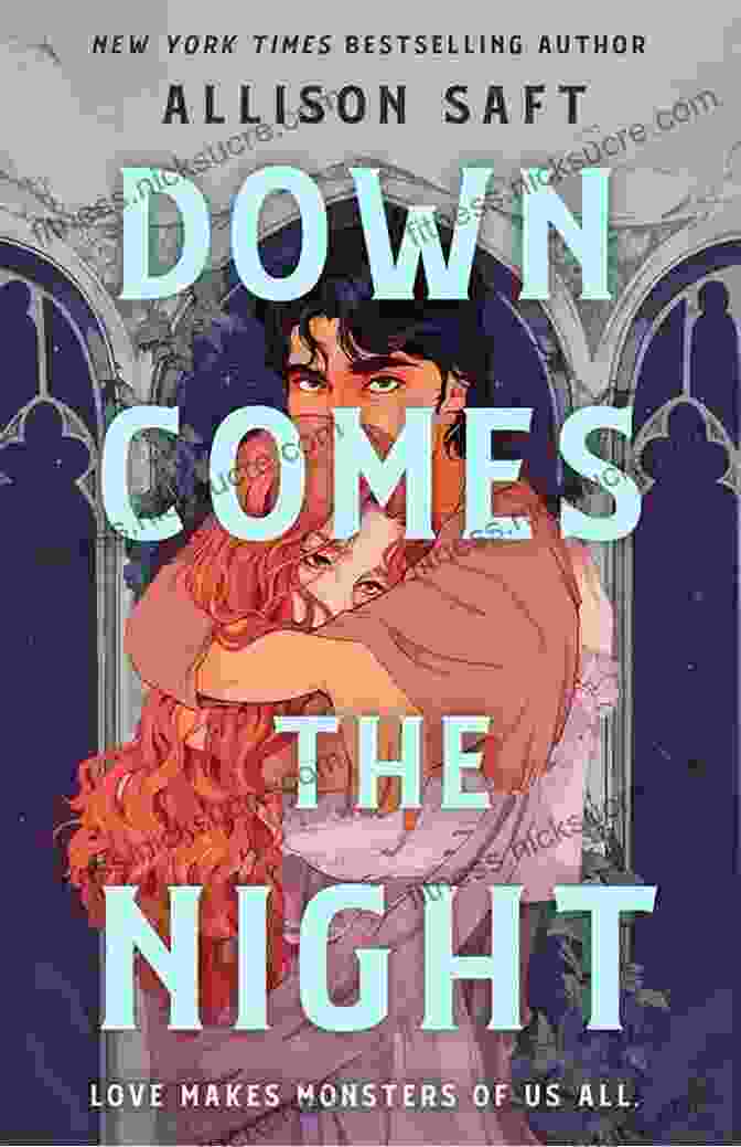 Down Comes The Night Novel Cover By Allison Saft, Featuring A Dark And Eerie Forest At Night Down Comes The Night: A Novel